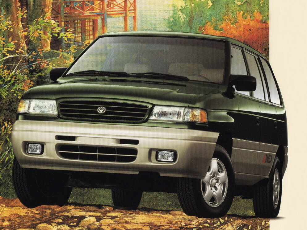 Mazda MPV (LV, LVEW) 1 поколение, рестайлинг, минивэн (10.1995 - 05.1999)